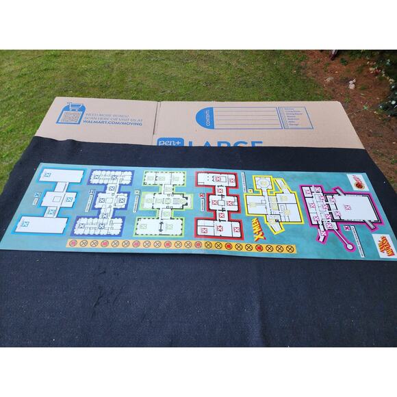 X-Men Under Siege! Vintage 1994 Collectable Board Game UNPUNCHED Vintage NICE - Picture 8 of 10